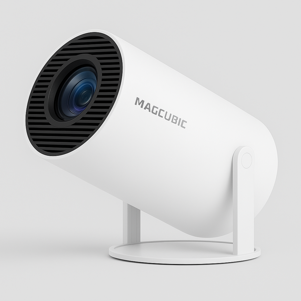 Mini Projector 4K 1080P, Compatible with Phone