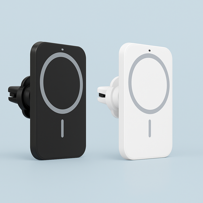 Magnetic Wireless Car Charger &amp; Phone Mount