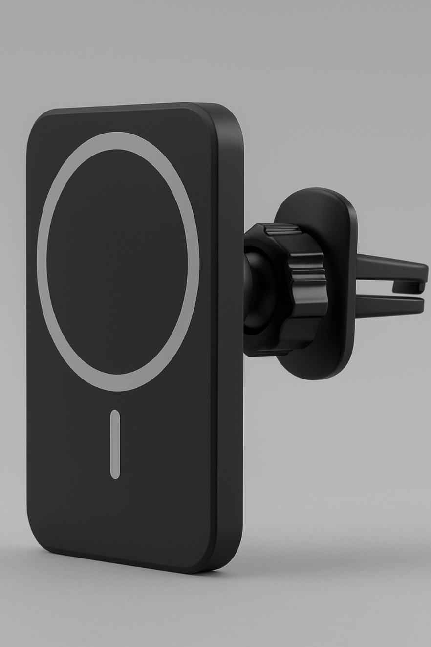 Magnetic Wireless Car Charger &amp; Phone Mount